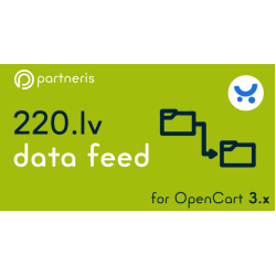 220.lv | pigu.lt | kaup24.ee Data Feed for OpenCart 2.3x - 3.x