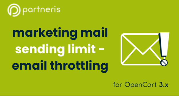 Marketing Mail Sending Limit (Email Throttling) for OpenCart 3.x
