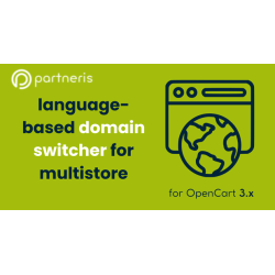 Language-Based Domain Switcher for Multistore OpenCart 3.x