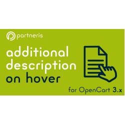 Additional Description on Hover Extension for OpenCart 3.x