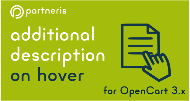 Additional description on hover Extension for Opencart version 3.x
