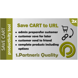 Save Cart as Link Extension for OpenCart 1.5x - 2.x