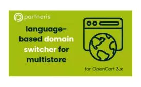 language-based domain switcher for multistore extension for e-store
