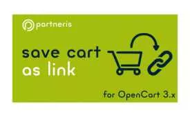 save cart as link for opencart 3.x