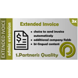 Extended Invoice (bi-lingual PDF invoice) for OpenCart 3.x