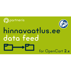  Hinnavaatlus.ee datu padeves paplašinājums OpenCart 2.x versijām