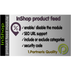 Inshop Product Feed for OpenCart 3.x 