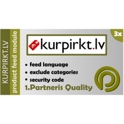 KurPirkt.lv Product Feed for OpenCart 3.x