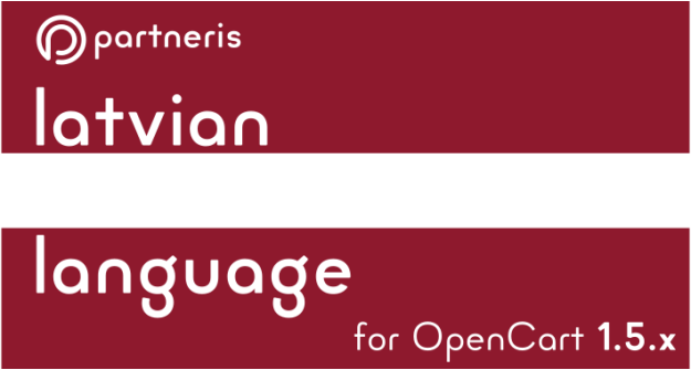 Latvian language pack for OpenCart 1.5.x