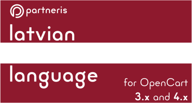 Latvian Language Pack For Opencart 3.x