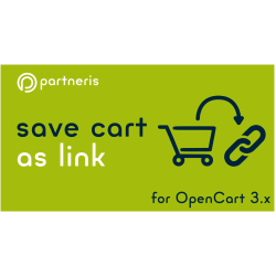 Save Cart As Link for OpenCart 3.x 