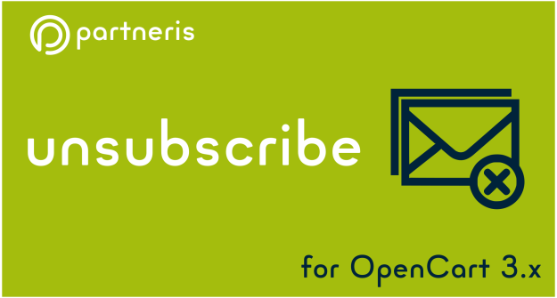 Newsletter Unsubscribe for OpenCart 3.x