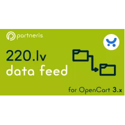 220.lv | pigu.lt | kaup24.ee Data Feed for OpenCart 2.3x - 3.x