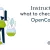 Instructions: what to check on a new OpenCart site