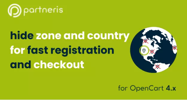 Hide Zone and Country Modification for OpenCart 4.x