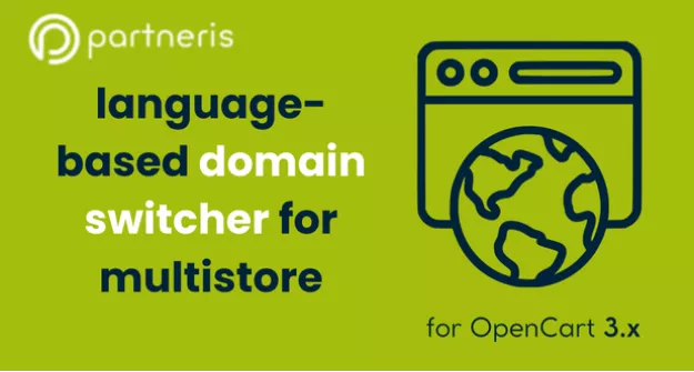 Language-Based Domain Switcher for Multistore OpenCart 3.x