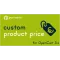 Custom Product Price Extension for OpenCart