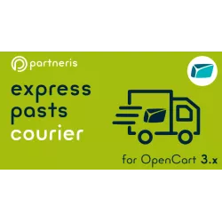 Latvijas Pasts Express Pasts Courier piegādes paplašinājums OpenCart versijai 3.x