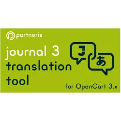 Journal 3 Translation tool for OpenCart 2.x, 3.x and 4.x