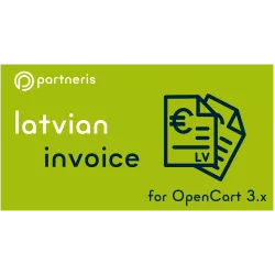Latvian Invoice for OpenCart 3.x