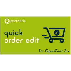 Quick Order Edit paplašinājums OpenCart versijai 3.x