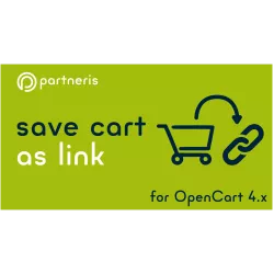 Saglabāt grozu kā saiti OpenCart 4.x versijām