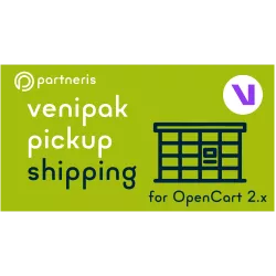Venipak piegādes paplašinājums OpenCart 2.x versijām